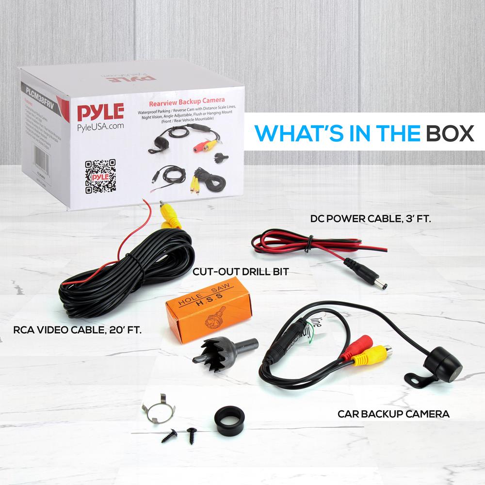product image number 8 for Pyle Compact Car Backup Camera