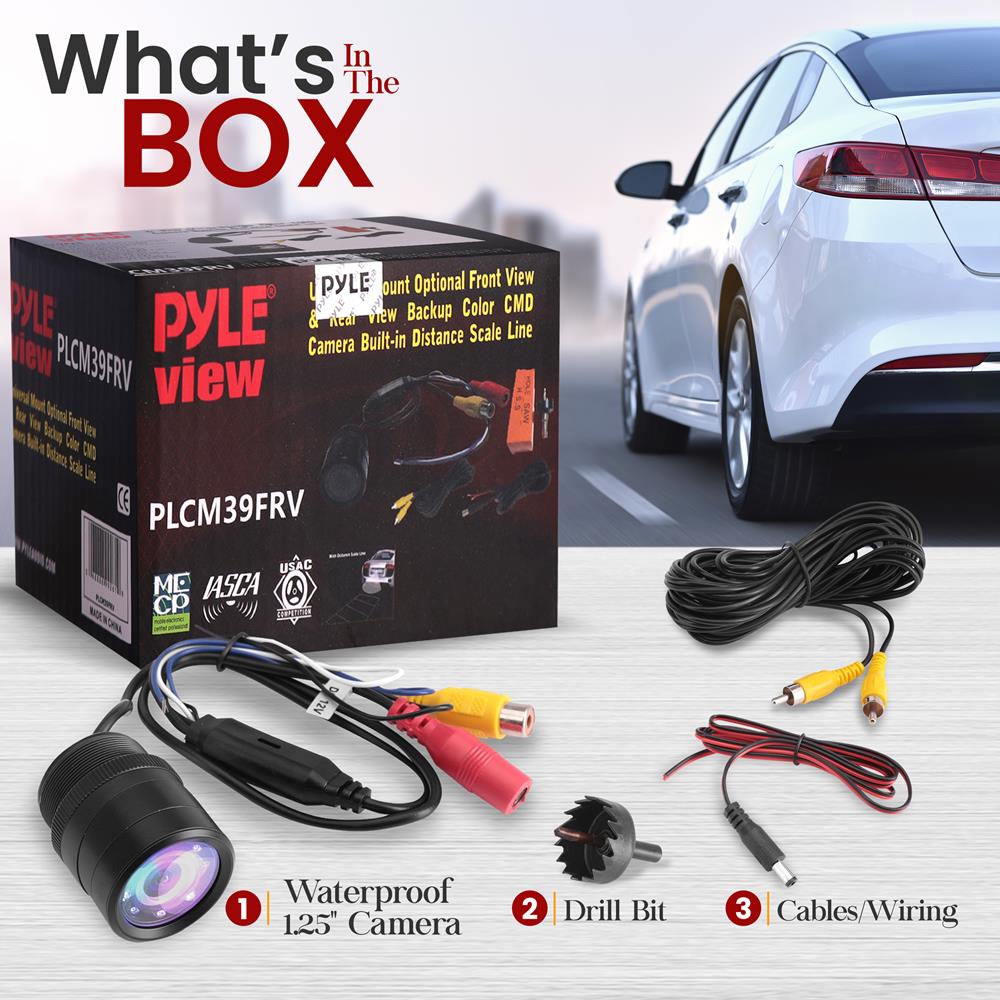 product image number 2 for Pyle Compact Car Rear-View Backup Camera