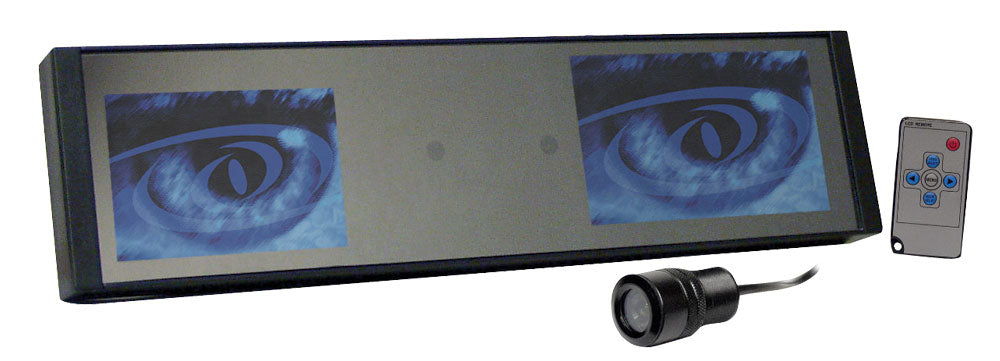 product image number 1 for Pyle Dual Screen Rear View Mirror Monitor(4.2