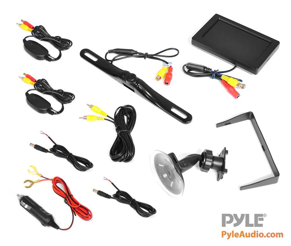 product image number 3 for Pyle Wireless Car Camera & Monitor Display