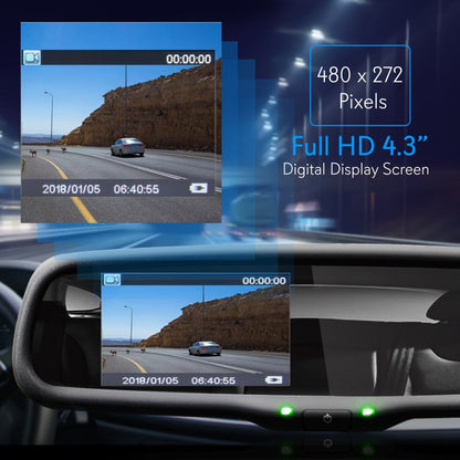 Wireless Backup Camera System, Waterproof, Night Vision, 4.3" LCD Display