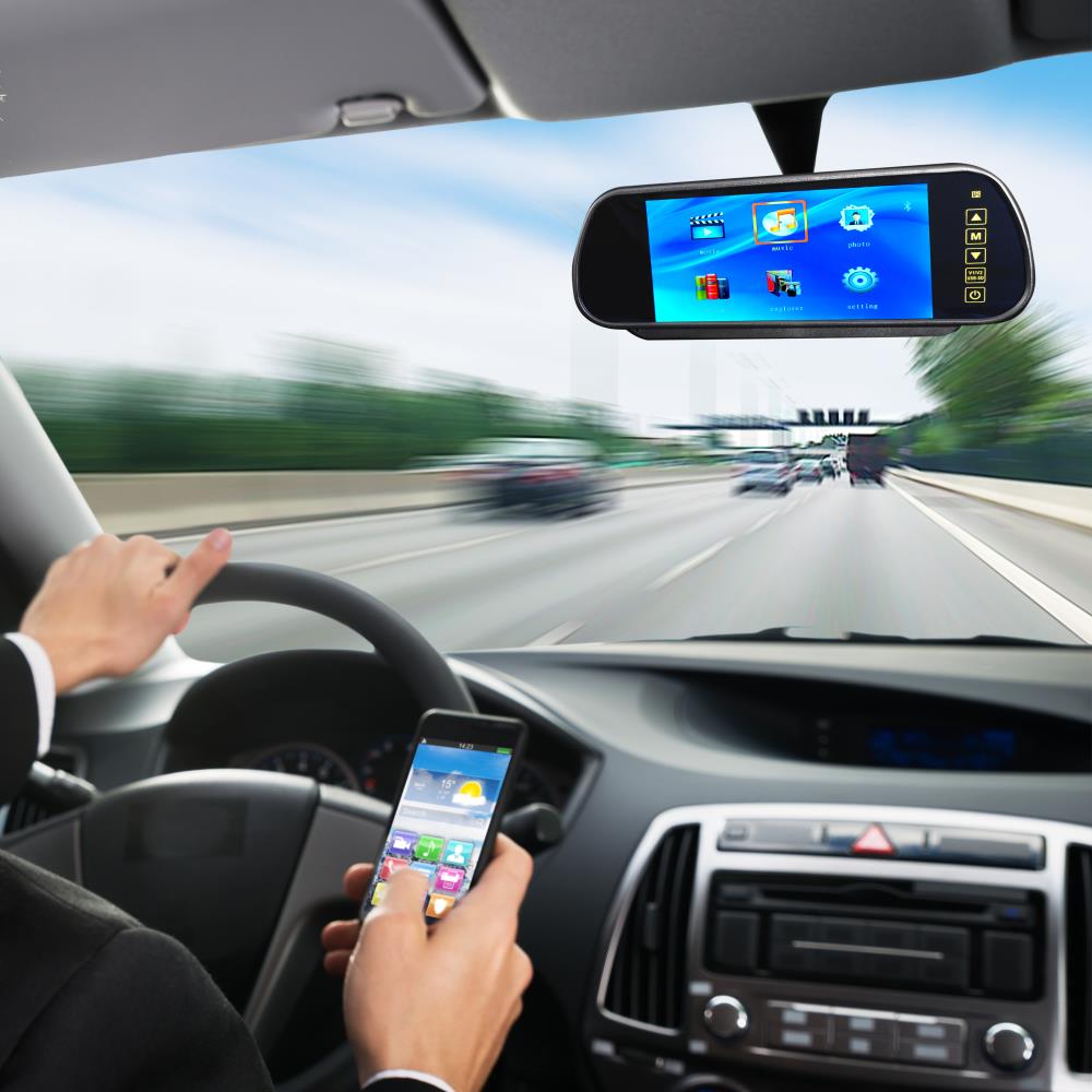 product image number 5 for Pyle Car Camera & Rearview Mirror Display Kit