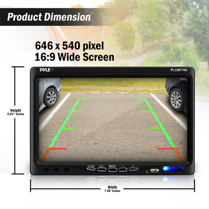 product image number 2 for Pyle Car Backup Camera & Monitor Display Kit