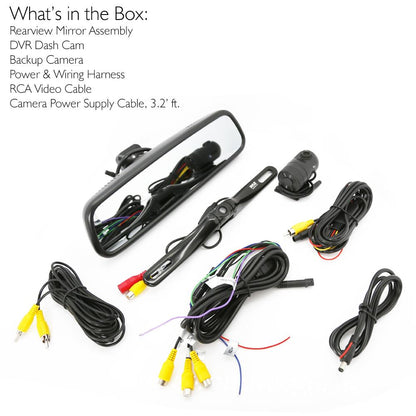 product image number 8 for Pyle Car Camera & Rearview Mirror Display Kit