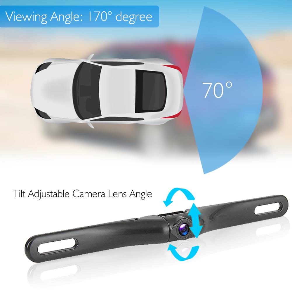 product image number 5 for Pyle Car Camera & Rearview Mirror Display Kit