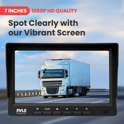 7" 1080P Wireless Monitor & Camera Kit - Night Vision, Waterproof