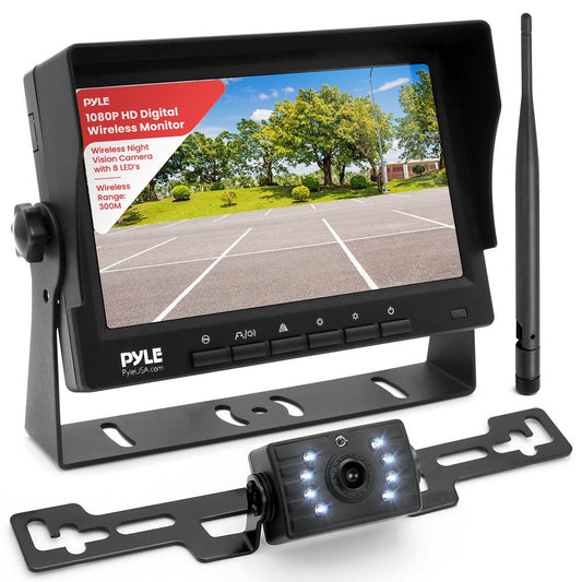7" 1080P Wireless Monitor & Camera Kit - Night Vision, Waterproof