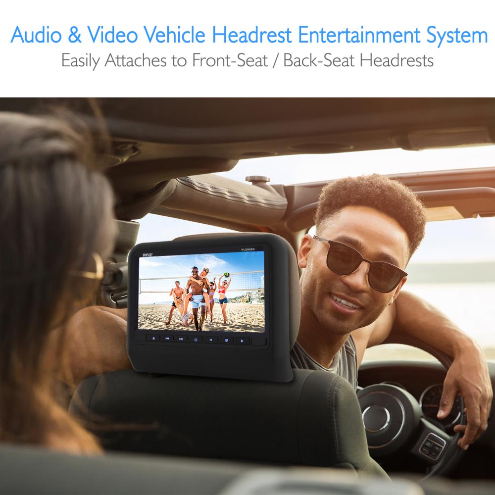 product image number 6 for Pyle 9'' Car Headrest Video Display Monitor