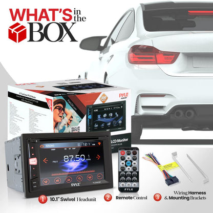 Double Din DVD Car Stereo Touchscreen Bluetooth 6.2" Display