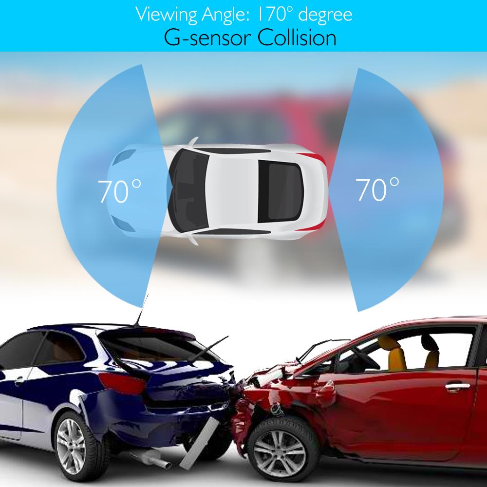 product image number 5 for Pyle Vehicle Dual Camera Dvr Video Dash Cam