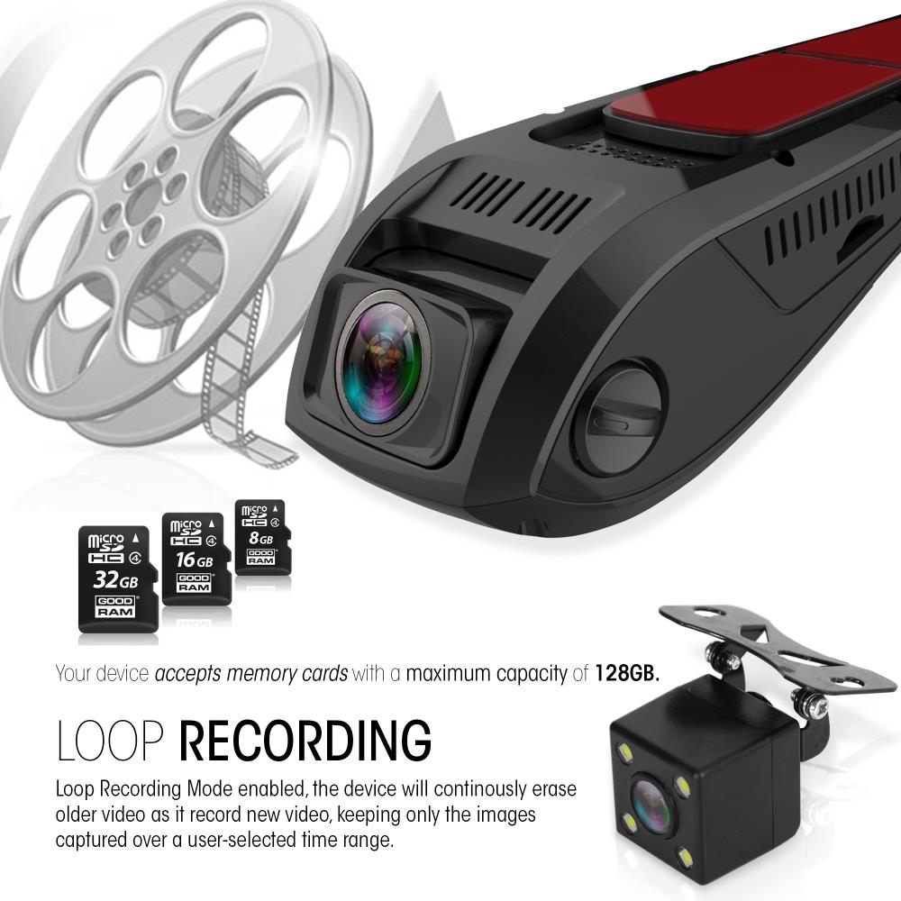 product image number 6 for Pyle Dual Camera Car Dash Cam & Backup Camera