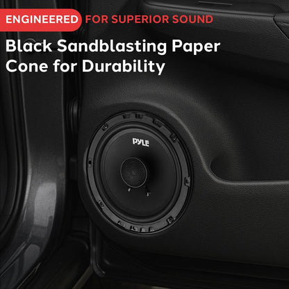 6.5" Coaxial Speakers 300W Butyl Rubber Surround for Honda/Acura