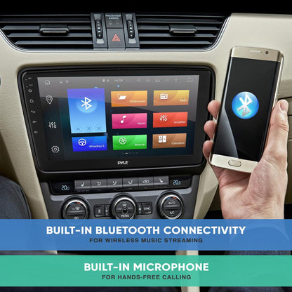 Autoradio simple DIN écran tactile HD 10" Bluetooth GPS DVR double USB 