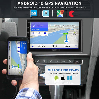 Récepteur de voiture sans fil, Double Din 