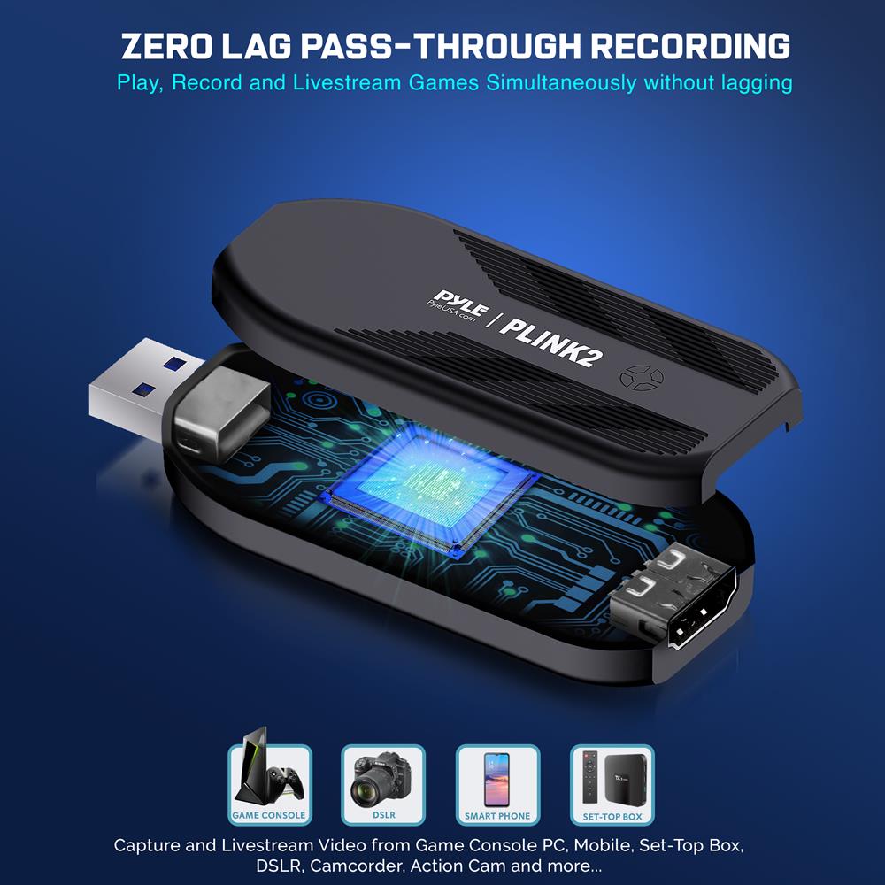 product image number 6 for Pyle Cameralink 4K Hdmi Video Capture Device