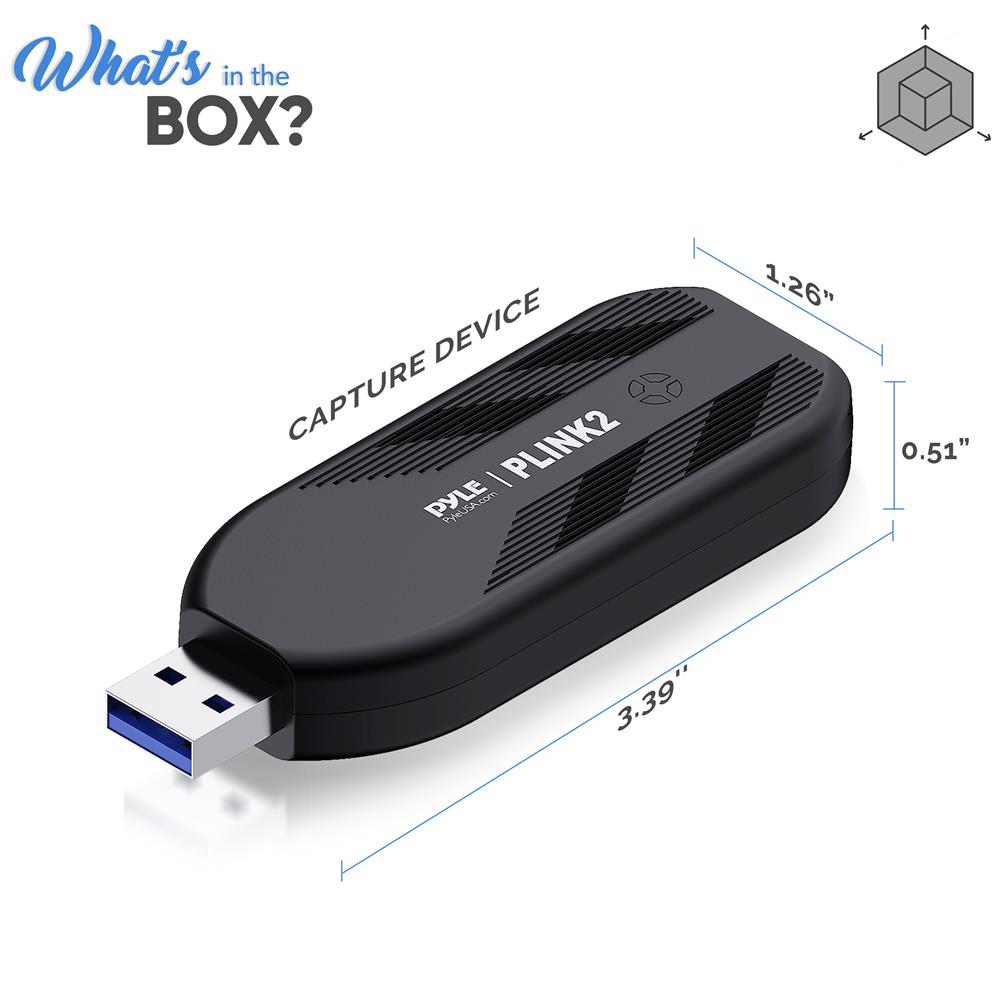 product image number 7 for Pyle Cameralink 4K Hdmi Video Capture Device