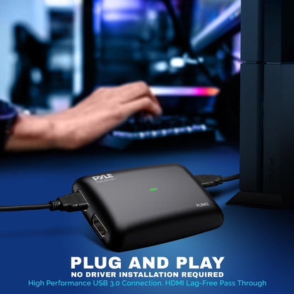 product image number 5 for Pyle Gamelink Raw 4K Hdmi Video Capture Devic