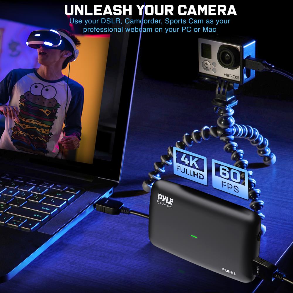 product image number 7 for Pyle Gamelink Raw 4K Hdmi Video Capture Devic