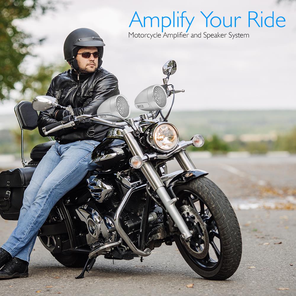 product image number 6 for Pyle Handle-Bar Mount Motorcycle Speakers Kit