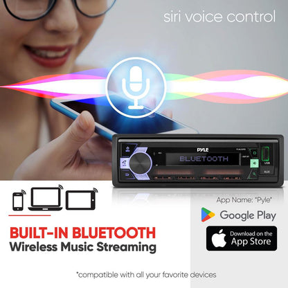 product image number 5 for Pyle Wireless Bt Streaming Mp3 Radio Receiver