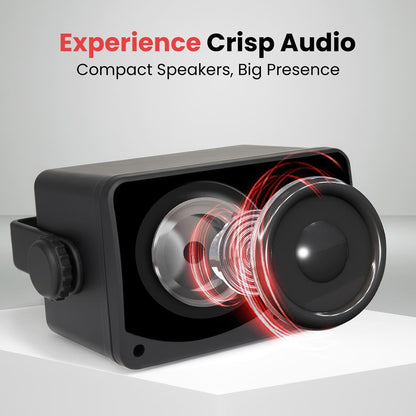 Haut-parleurs muraux intérieurs/extérieurs de 3,5'' 