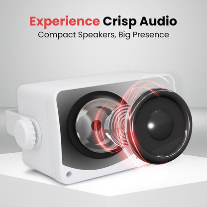 3.5'' Indoor/Outdoor Wall Mount Speakers