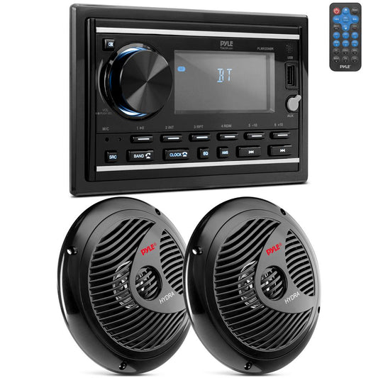 product image number 1 for Pyle Marine Bluetooth Mp3 Radio Receiver