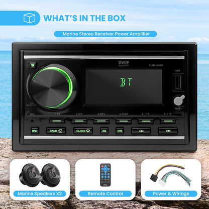 product image number 6 for Pyle Marine Bluetooth Mp3 Radio Receiver