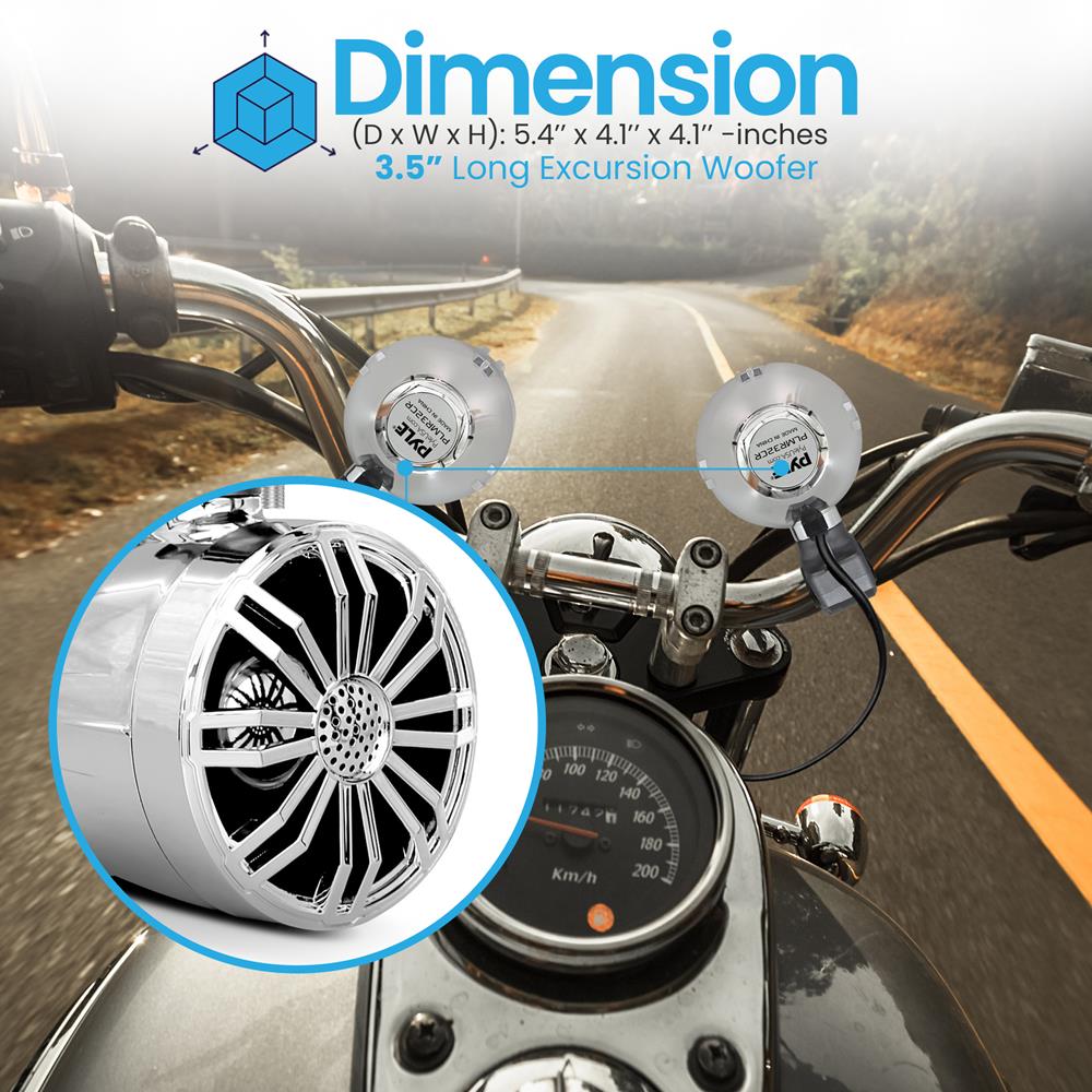 product image number 3 for Pyle Marine Utv Off-Road Speaker