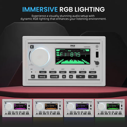 product image number 6 for Pyle Marine Bluetooth Mp3 Radio Receiver