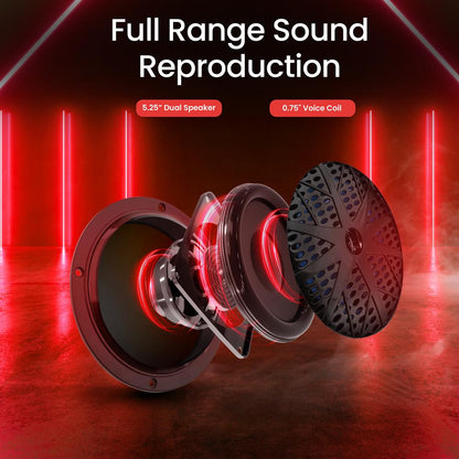 5.25'' Marine Component Speakers