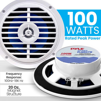 5.25'' Waterproof Stereo Speaker System