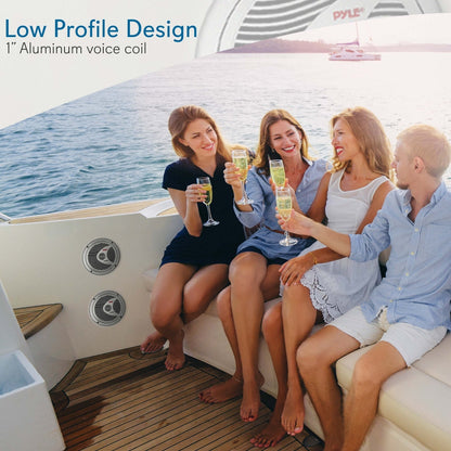 product image number 4 for Pyle 6.5 Inch Marine Component Speakers