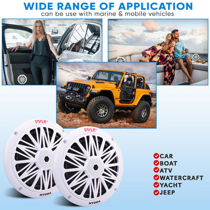 Haut-parleurs marins de 6,5 pouces 