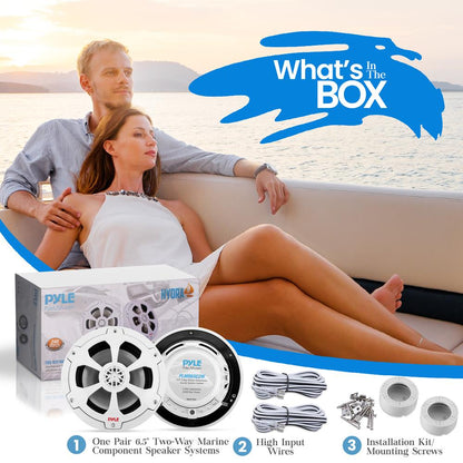 product image number 2 for Pyle Two-Way Marine Component/Coaxial Speaker