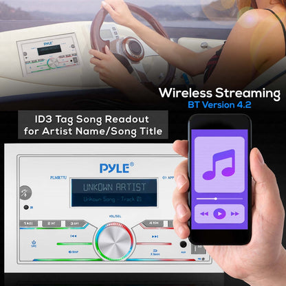 product image number 3 for Pyle Marine Bluetooth Cd/Mp3 Radio Receiver