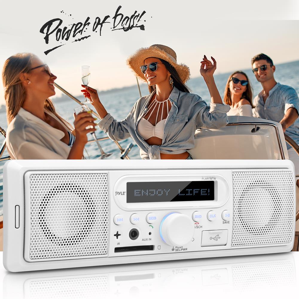 product image number 7 for Pyle Marine Bluetooth Mp3 Radio Receiver