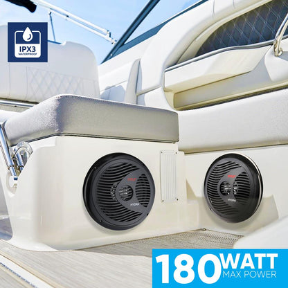 product image number 5 for Pyle 8'' Marine Component Speakers