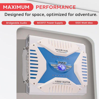 4-Ch. Elite Bluetooth Marine Amplifier