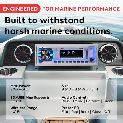 Marine Bluetooth Mp3 Radio Receiver
