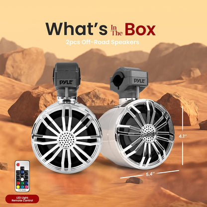 product image number 2 for Pyle Marine Utv Off-Road Bluetooth Speaker