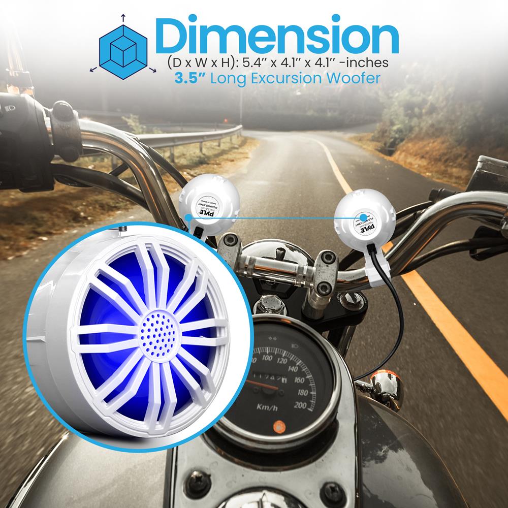 product image number 3 for Pyle Marine Utv Off-Road Bluetooth Speaker