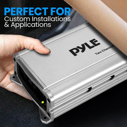 2-Channel Weather-Resistant Audio Amplif