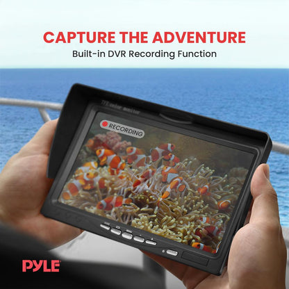 Underwater Fishing Camera, HD Lens, 7" LCD, Infrared Night Vision, Waterproof