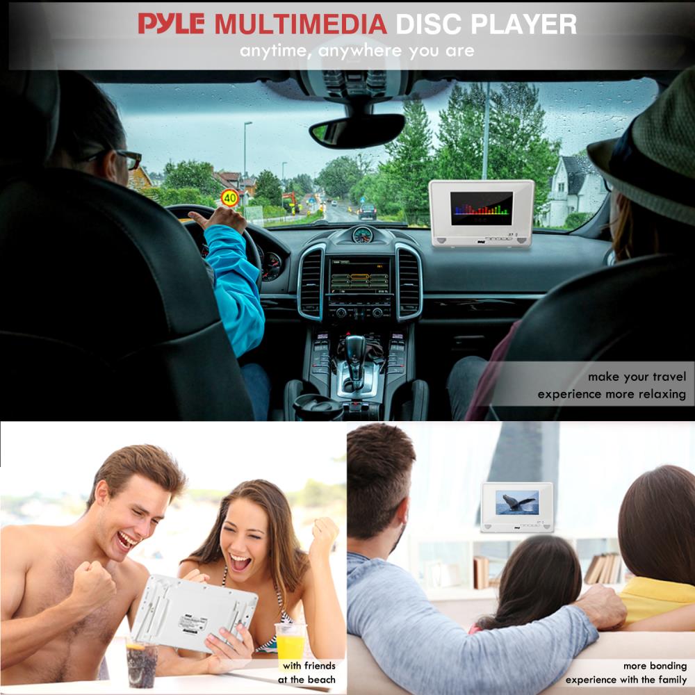 product image number 6 for Pyle Waterproof Rated Portable Cd/Dvd Player