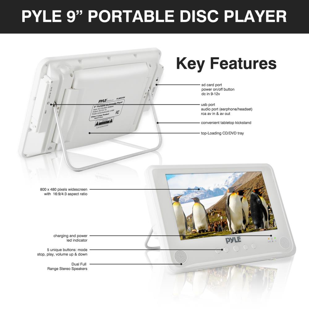 product image number 4 for Pyle Waterproof Rated Portable Cd/Dvd Player