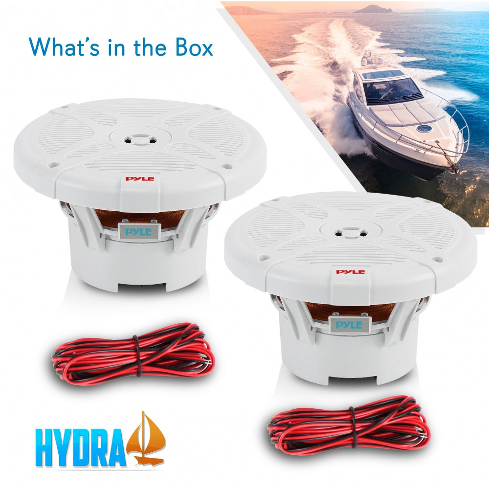 product image number 6 for Pyle 6.5’’ Waterproof Rated Marine Speakers