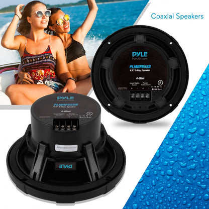 product image number 6 for Pyle 6.5’’ Waterproof Rated Marine Speakers