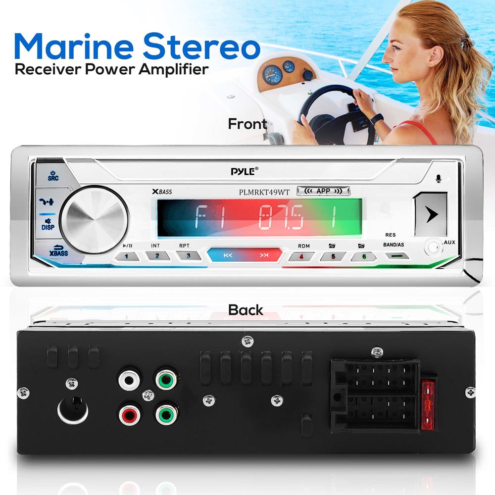 product image number 2 for Pyle Marine Bluetooth Cd/Mp3 Radio Receiver &