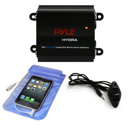 Marine Amplifier 200W Bluetooth Waterproof Compact Audio System